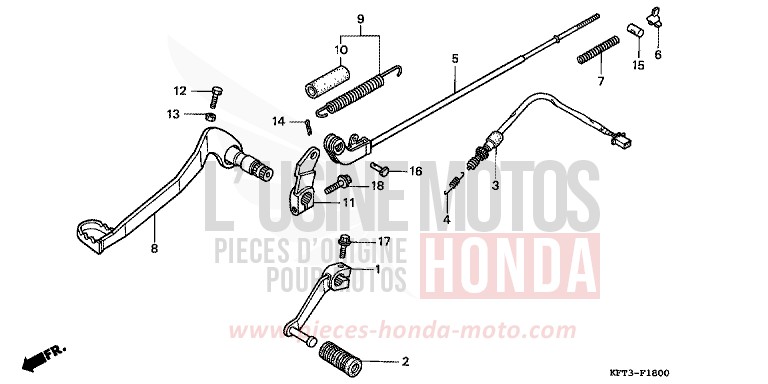 PEDAL von City Fly FLASH RED (R119E) von 1998